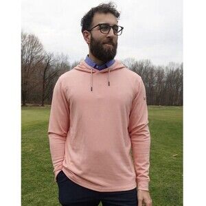 Zipelly Coorie Lux Pullover Hoodie Mens Size XL Coral NWT Ultimate Comfort